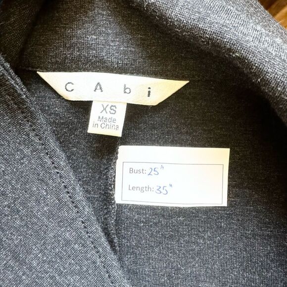 CAbi Ponte Knit Lisbon Topper Jacket Style #994 Size XS Duster One Button Coat - Picture 5 of 6
